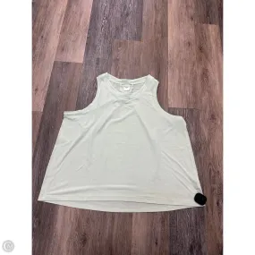 Workout Apparel Athletic Tank Top By Athleta In Green, Size: 1x