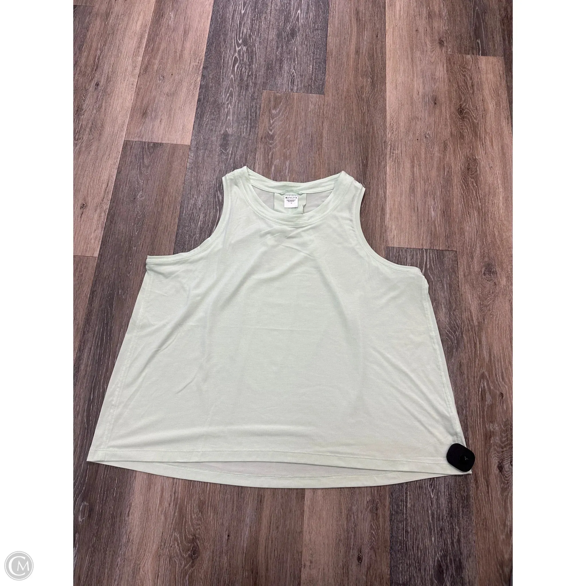 Workout Apparel Athletic Tank Top By Athleta In Green, Size: 1x