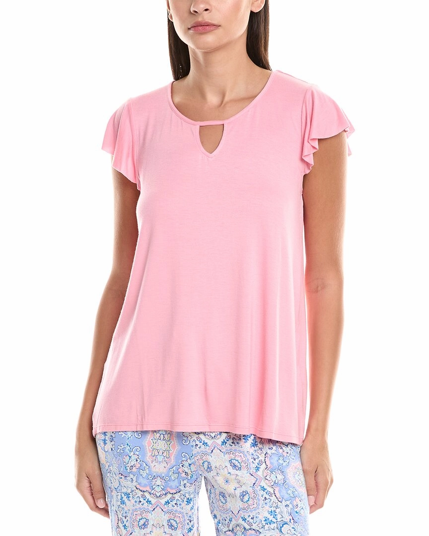 Ellen Tracy 2pc Top & Short Pajama Set LongLasting Durability TemperatureRegulating Fabric