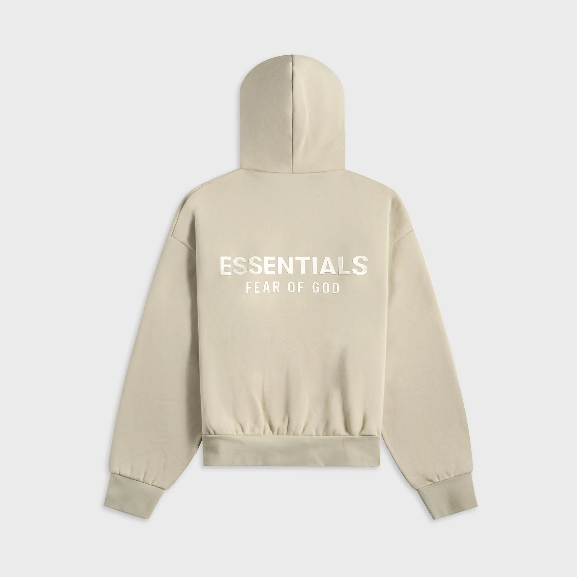 Essentials Classic Fit Fleece Hoodie - Abbey Stone Work Wear Hot Weather