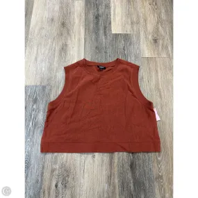 Top Sleeveless By Wishlist In Orange, Size: M UV protection coating LongWearingComfort