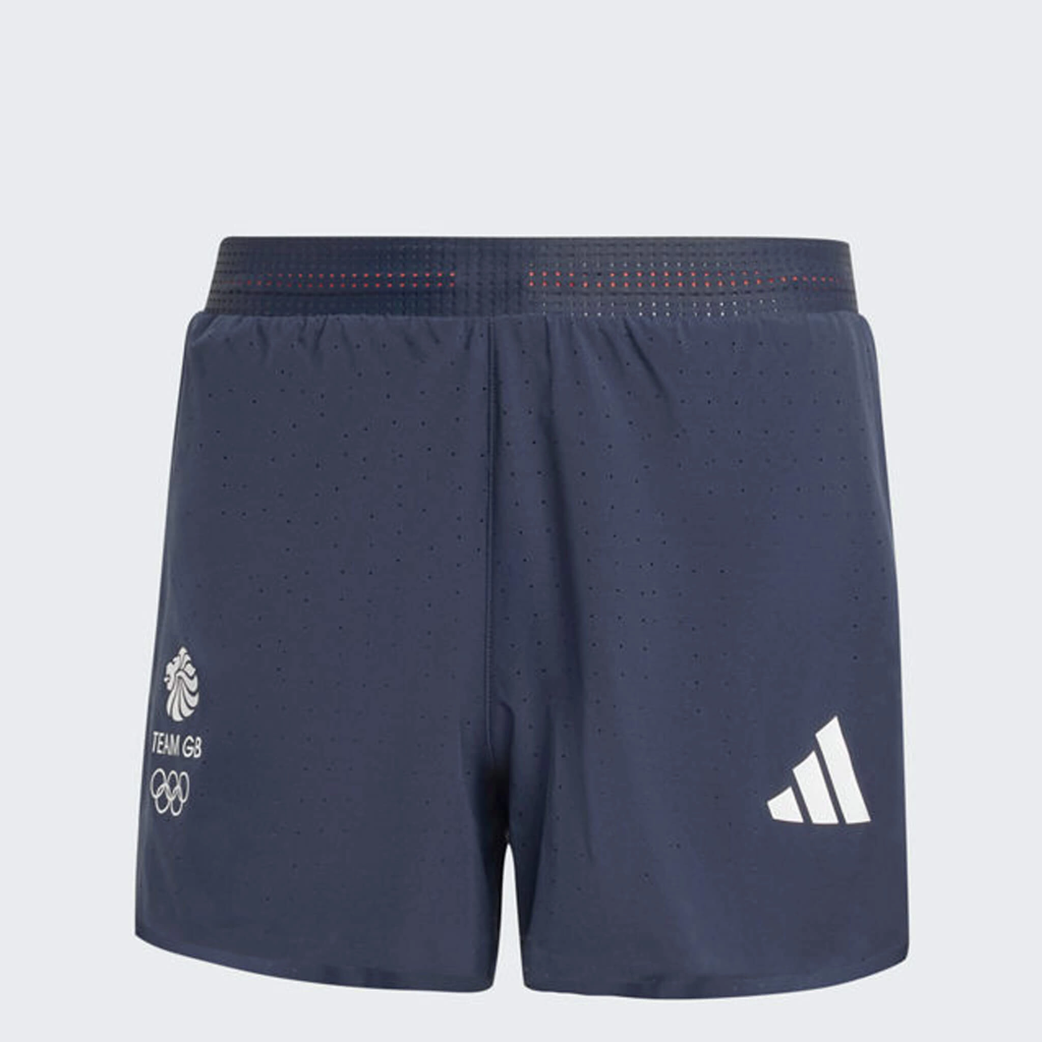 adidas | Men's Team GB Adizero Running 3-Inch Split Shorts Streetwear Style advertising venue