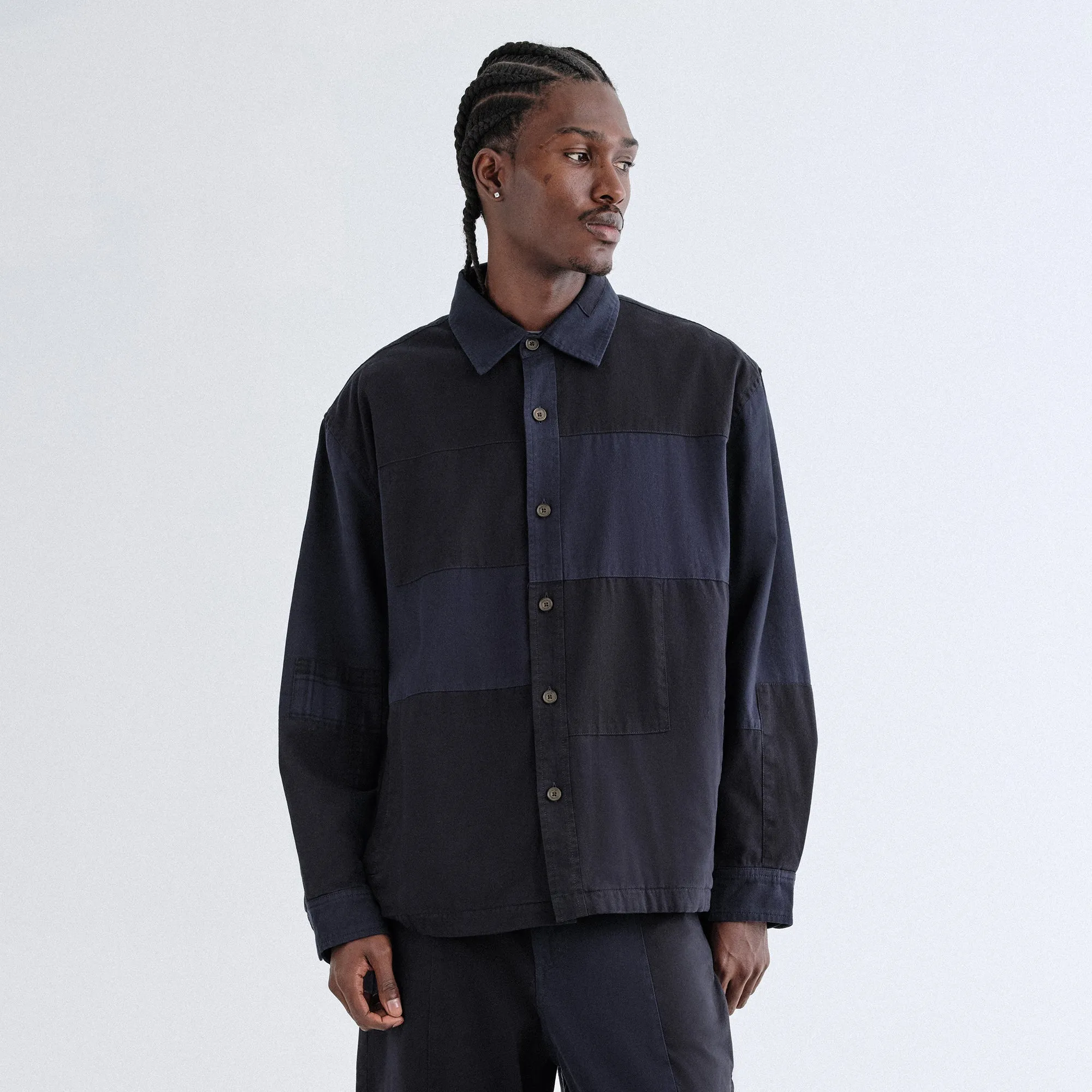 Fashionable Pick Non Chafe Seams Kith Garment Dyed Isaiah Buttondown - Ink
