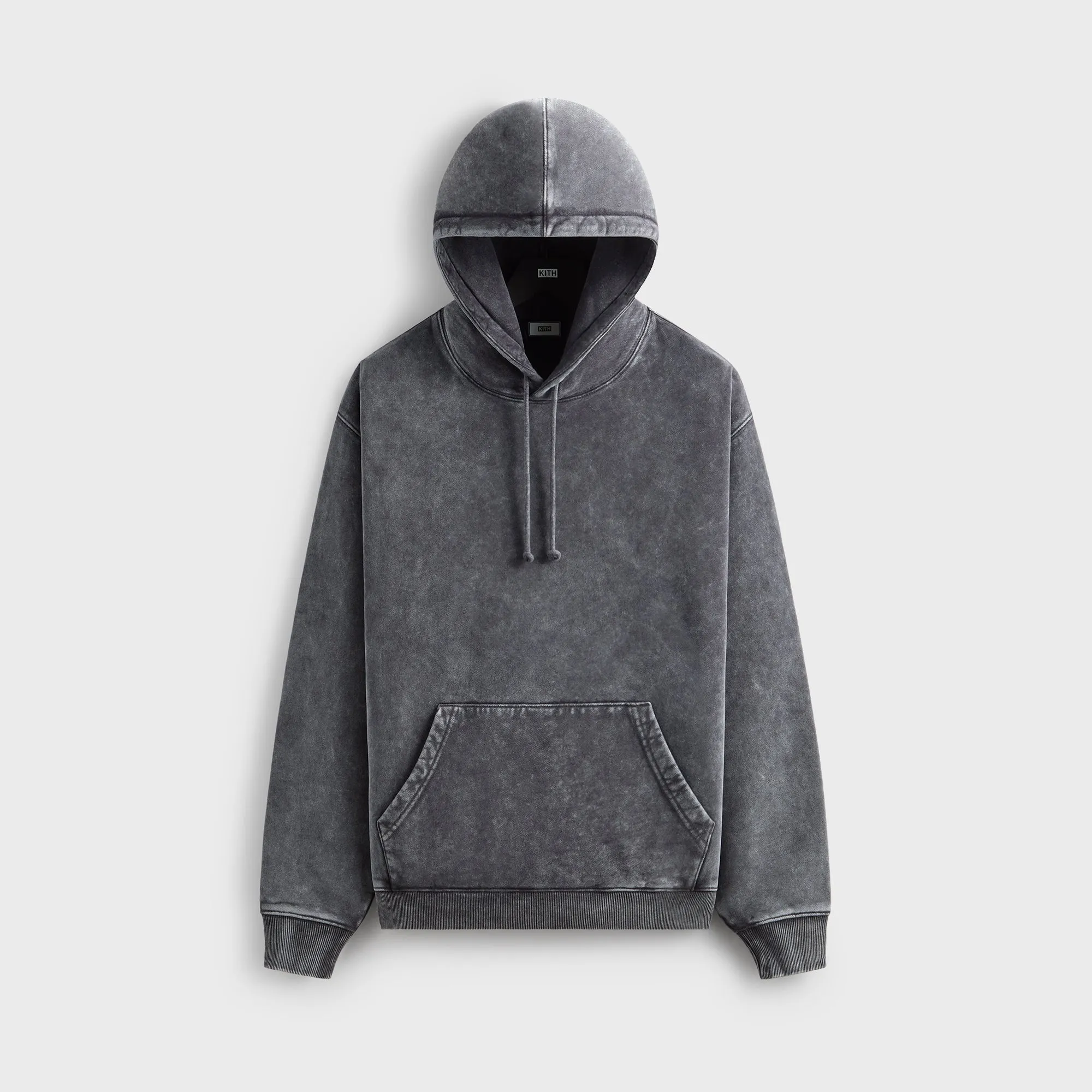 Durable Zippers Glossy Look Kith 101 Sueded Fleece Williams III Hoodie - Nightfall
