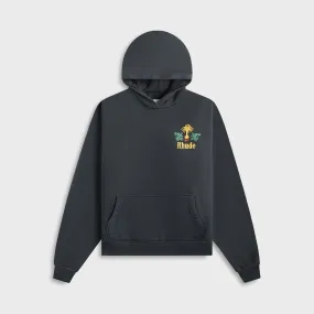Rhude Tabaco Hoodie - Black Underwear Eco Dyeing Process