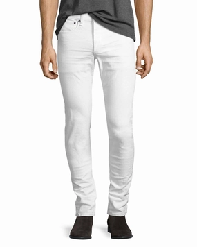 Weekend Getaway Trend Setter Selvedge Skinny Fit Jean In Aged White