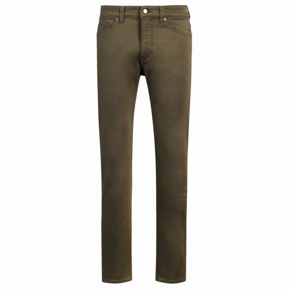 Spring Mood Trendy Bold Earthy Porsche x  tapered-fit jeans in performance-stretch denim