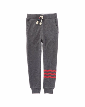 Tangle Free Cuffs Sol Angeles Red Waves Jogger