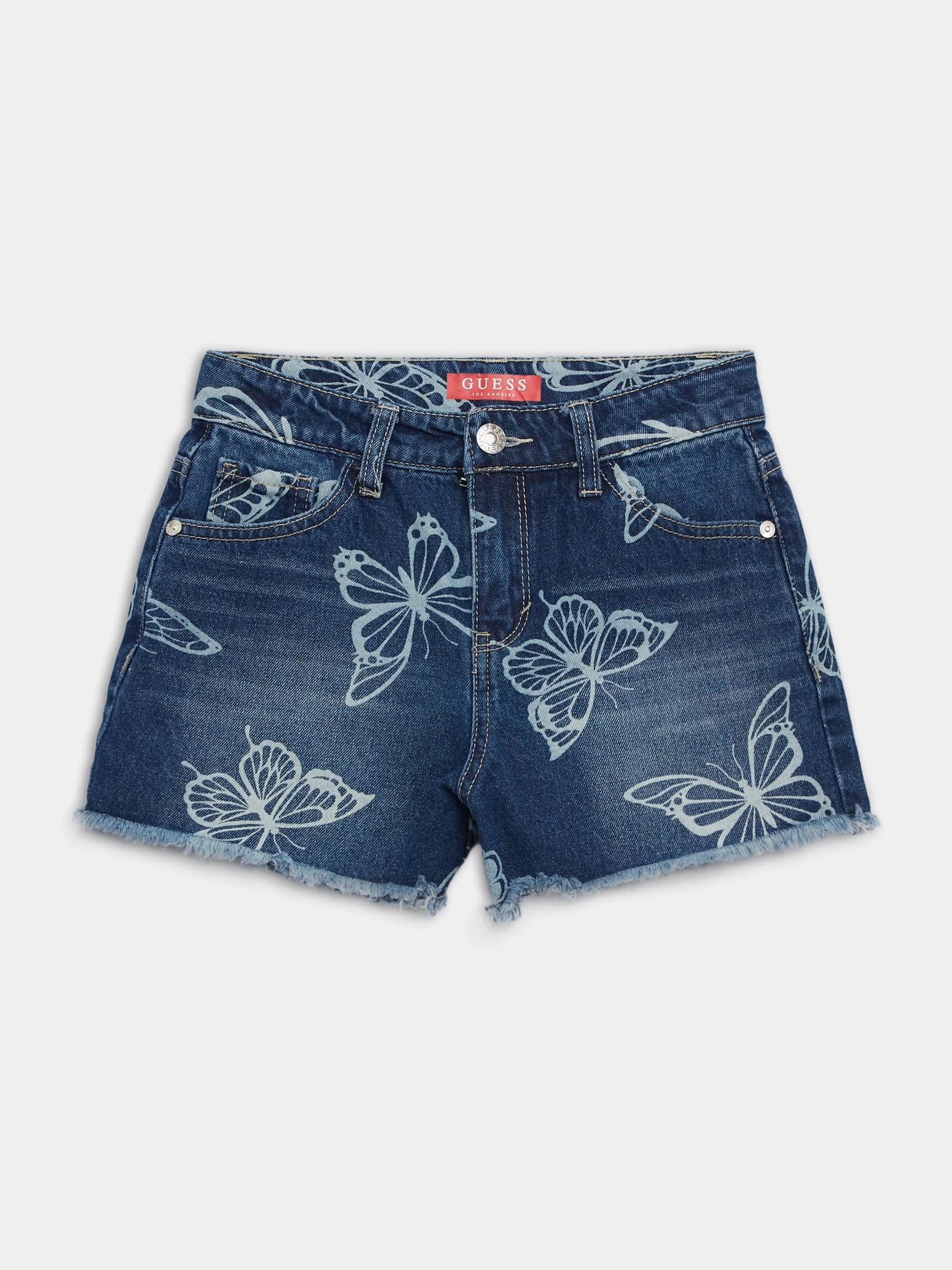 anti static Sporty Style Denim Butterfly Shorts (7-14)