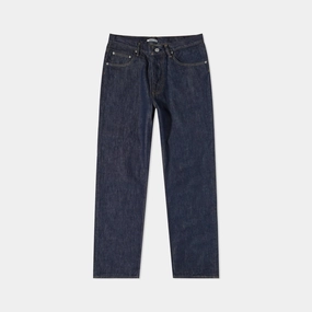 EcoFriendlyBlend Breath Friendly Auralee Hard Twist Denim Wide Pants - Indigo