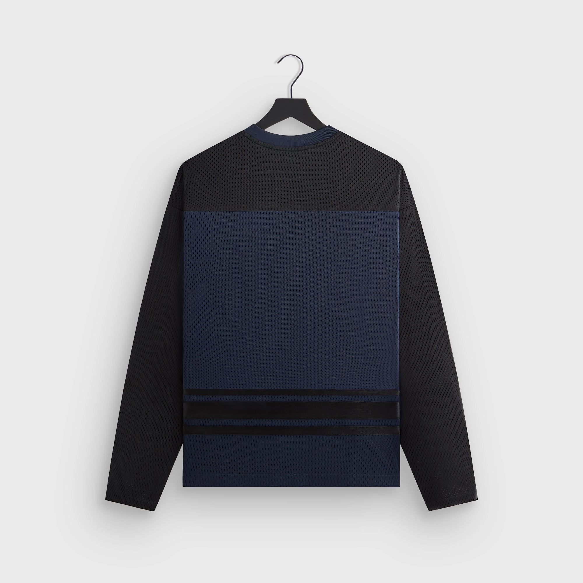 Anti Pilling Finish Training Wear Kith Malik Long Sleeve Mesh Jersey - Nocturnal