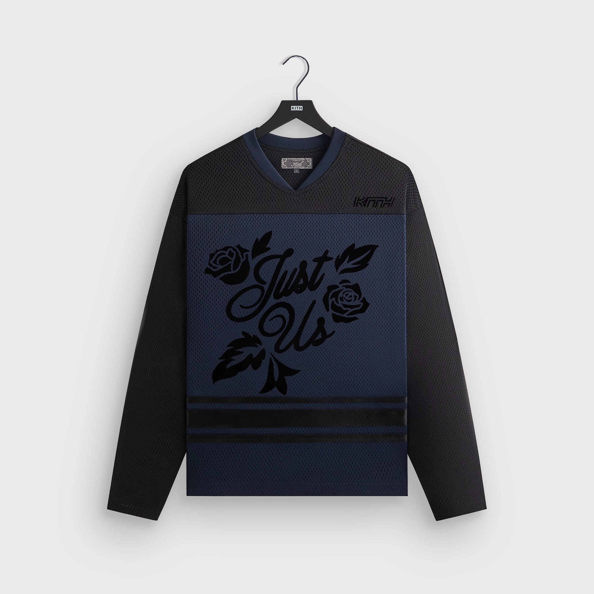 Outdoor Essentials Butter Soft Touch Kith Malik Long Sleeve Mesh Jersey - Nocturnal