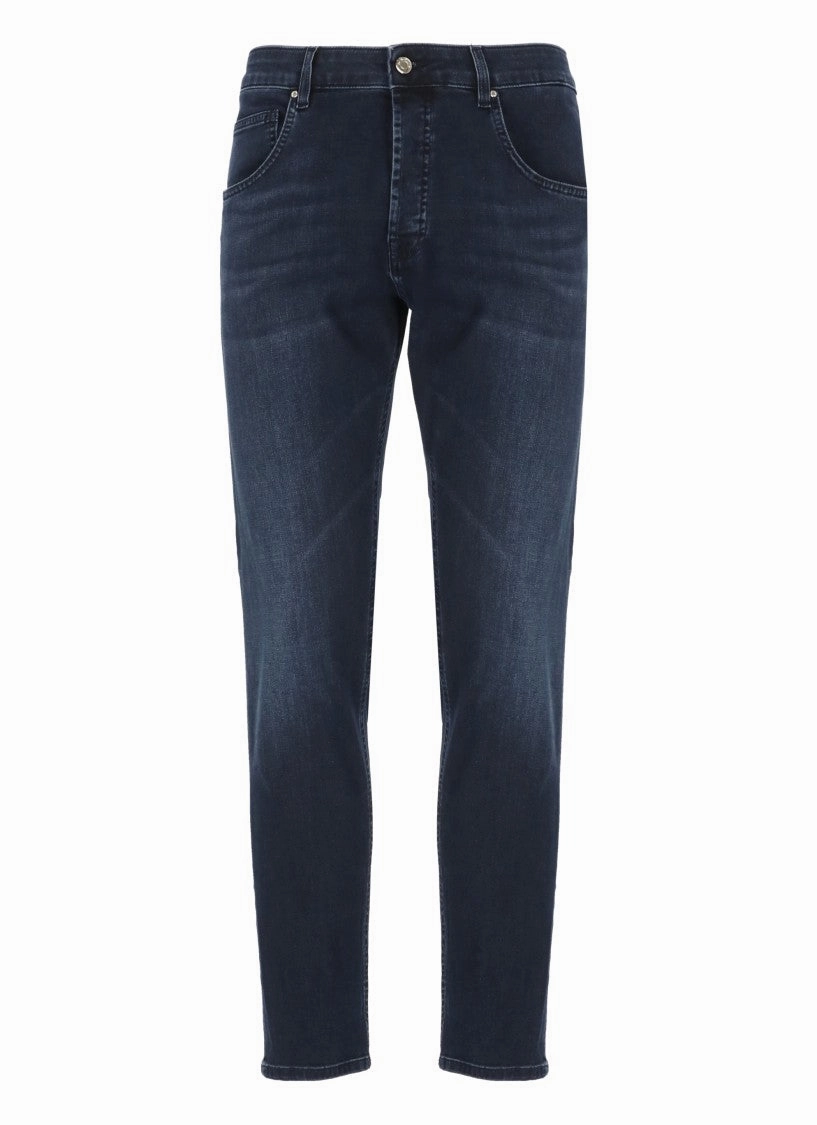 Elegant Urban Explorer Athlete Fit Blue Yaren Jeans