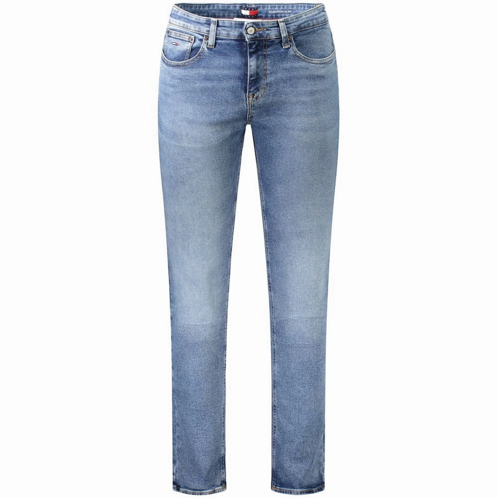 Slim Family Style Daily Wear Compact Weave Technology Tommy Hilfiger Cotton Men Men's Jeans