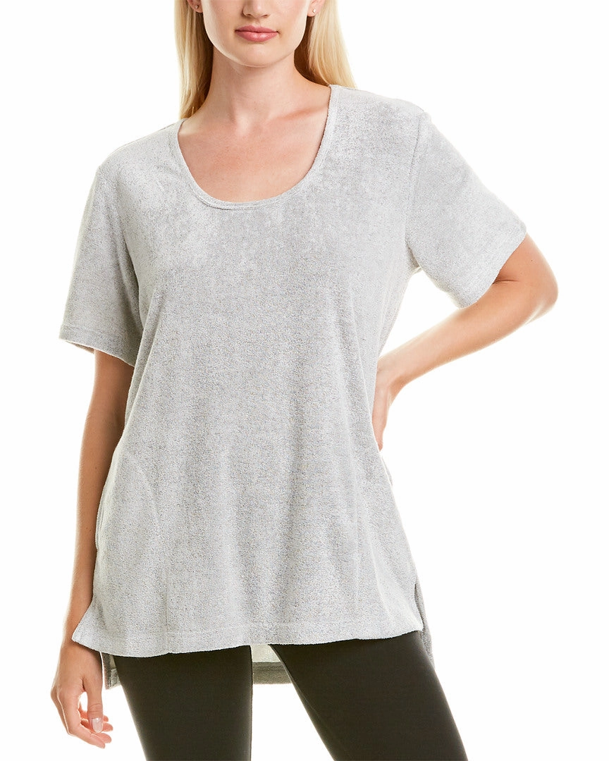 N Natori Terry Lounge Top WrinkleResistant Finish AntiPilling Technology