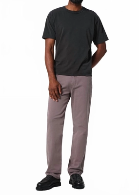 Elijah Relaxed Straight Leg Pants In Slate Grey (Volcanic) Stay Stylish