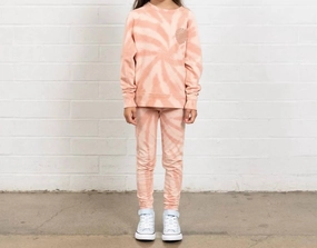 Move Freely Girls Leggings In Orange