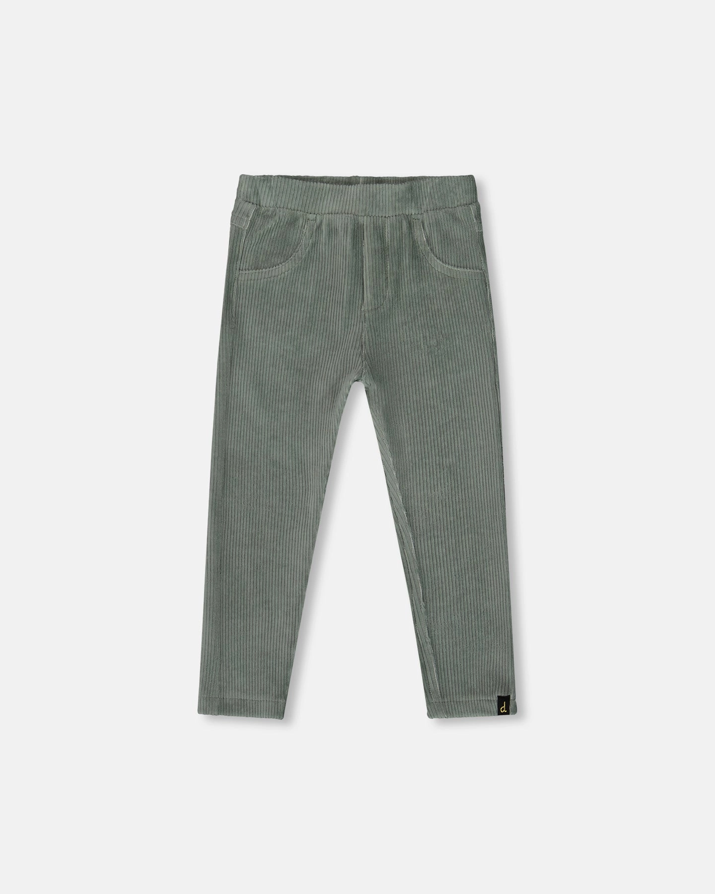 ErgonomicArticulatedDesign Stretch Velour Tregging Jade Green