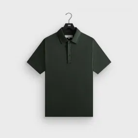&Kin Pima Jersey Short Sleeve Heathrow Polo - Taiga warm weather