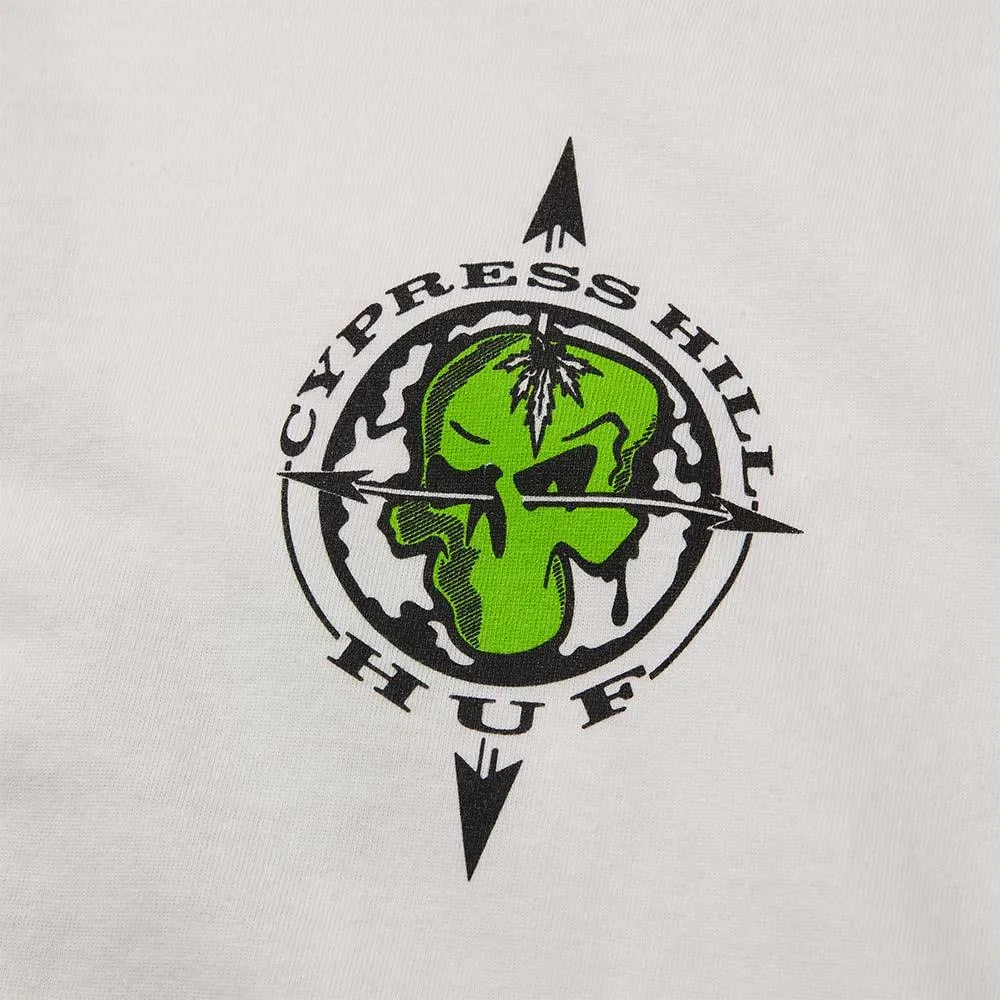 Sustainable Material Blend MinimalistStitching HUF x Cypress Hill Cypress Triangle T-shirt - White