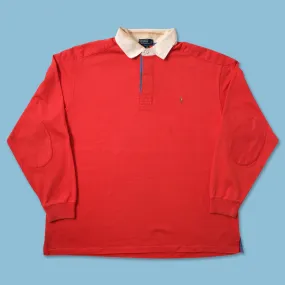 Vintage Polo Ralph Lauren Rugby Sweater 3XL Soft Jersey Fabric UV Protection Blend