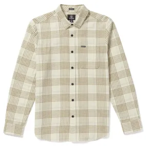 Volcom Caden Plaid Shirt - Dirty White Pure Cotton