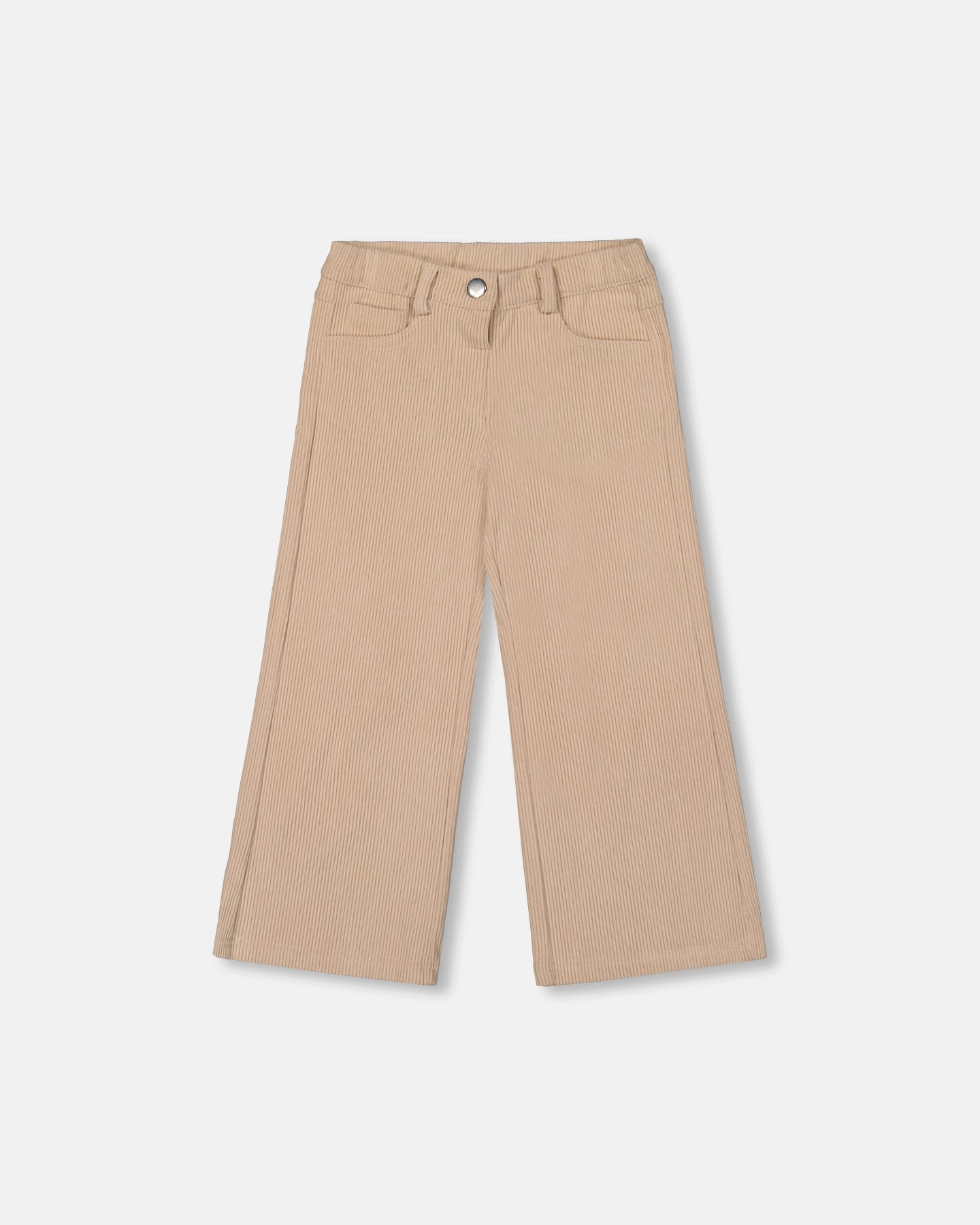 Freedom Fit Wide Leg Corduroy Pants Beige