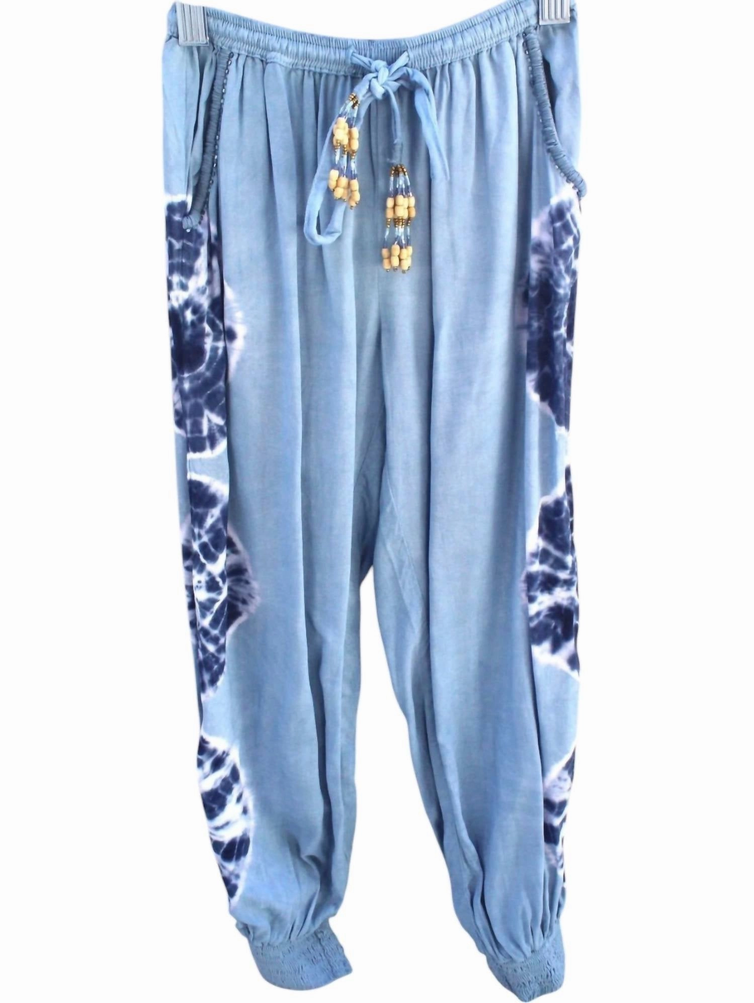 Kid's Sunburst Pant In Indigo Blue Sport Performance Comfy Wearable