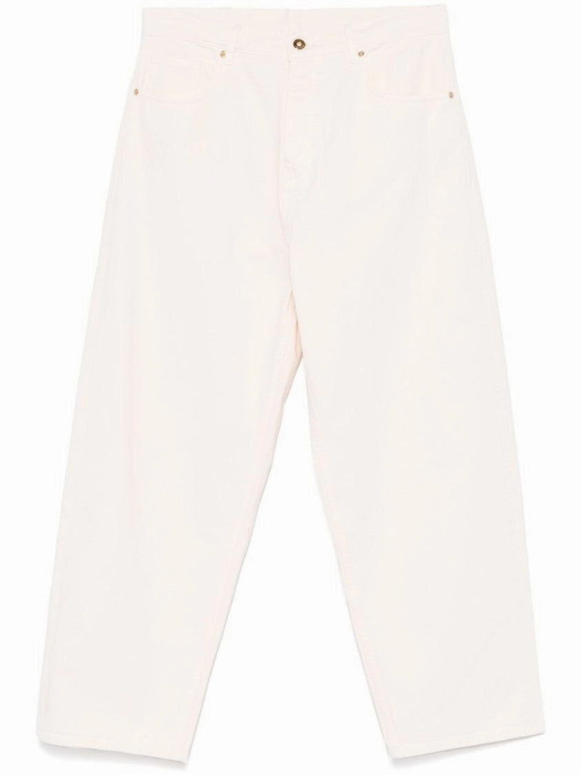 Day Out Style Daily Mix Light Beige Loose-Fit Denim Jeans