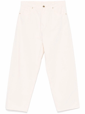 Day Out Style Daily Mix Light Beige Loose-Fit Denim Jeans