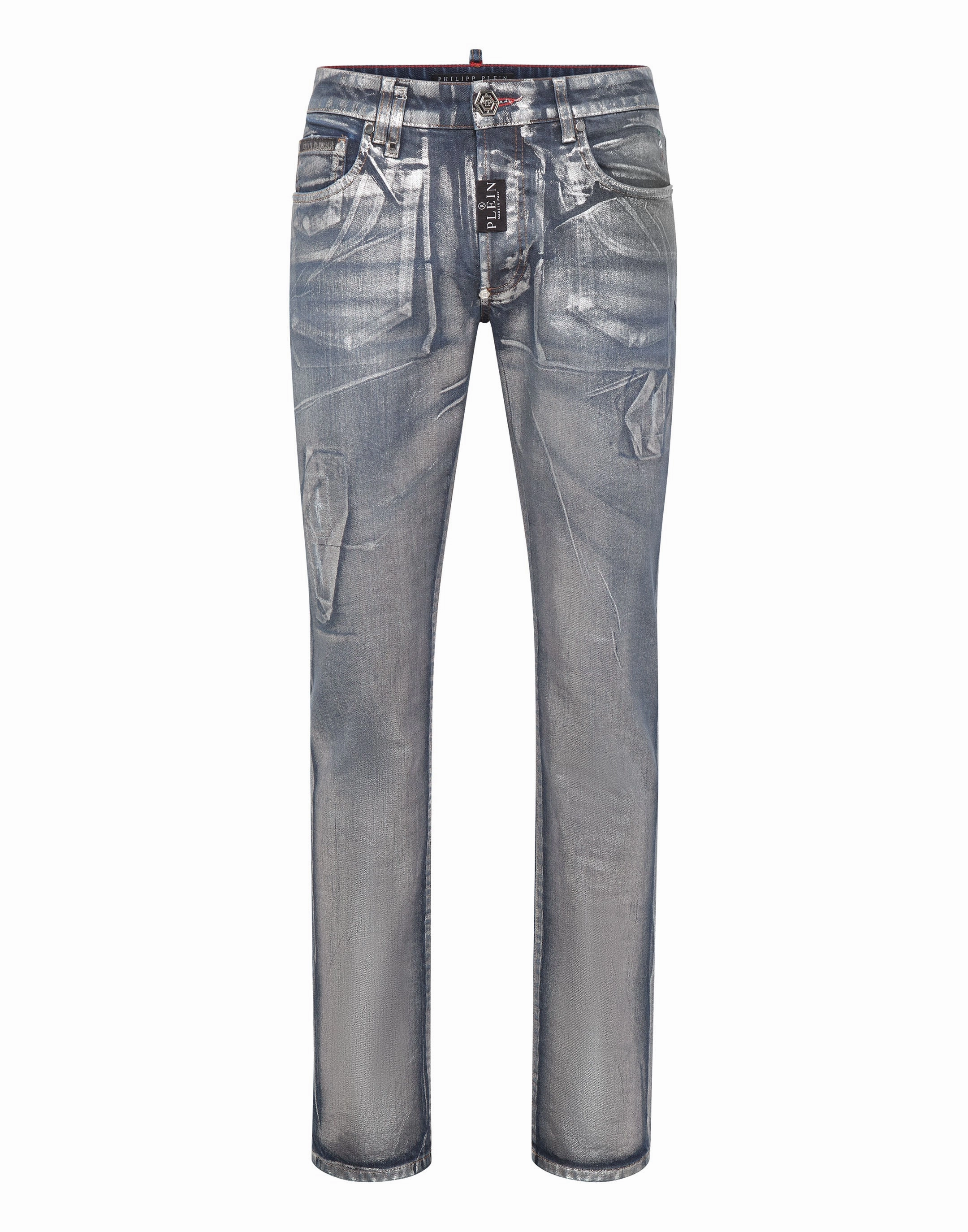 Denim Trousers Super Straight Cut Fit Casual Fit Calm Aesthetic