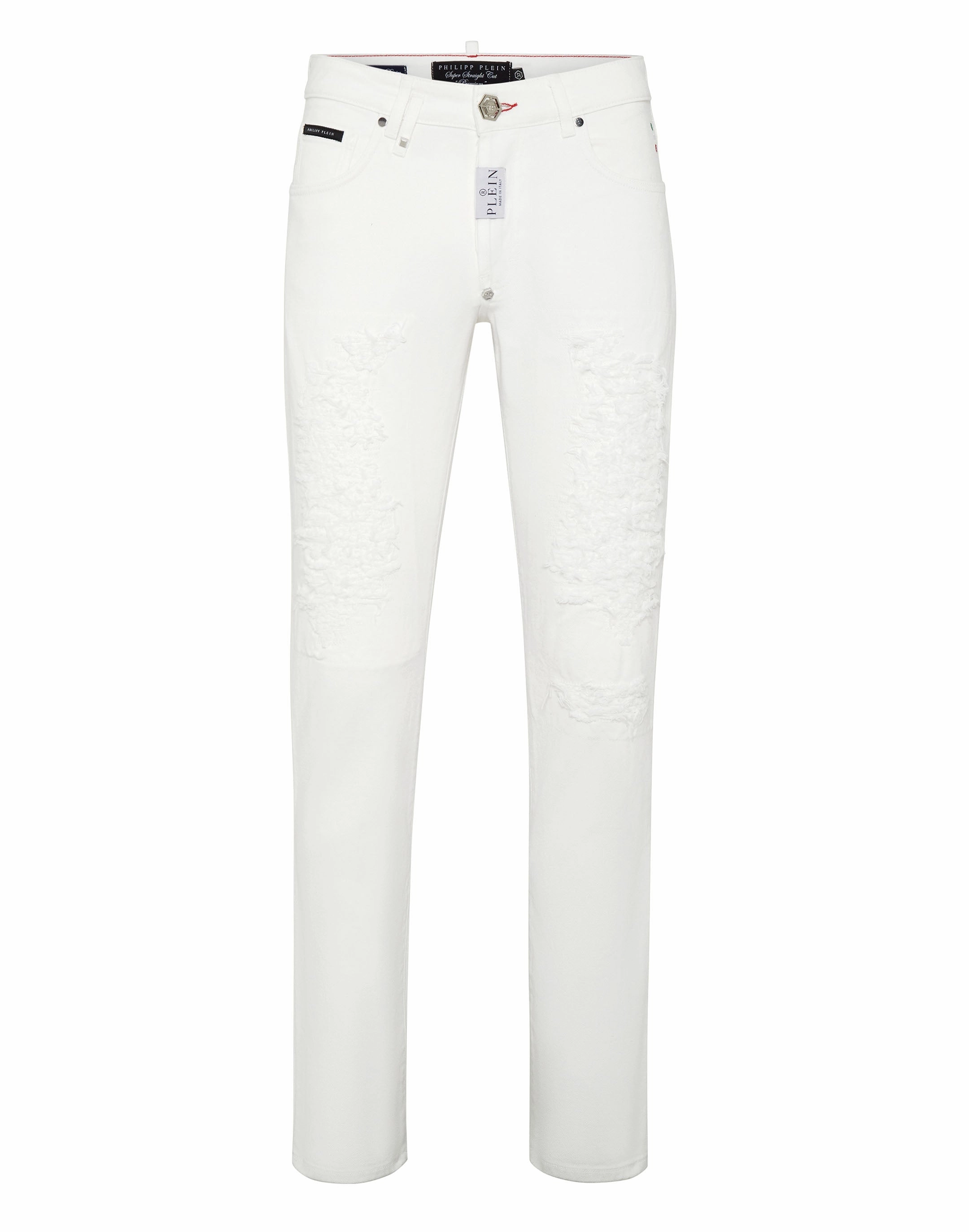 Fashion Lover Durable Minimalist Style All Season Style Denim Trousers Super Straight Cut