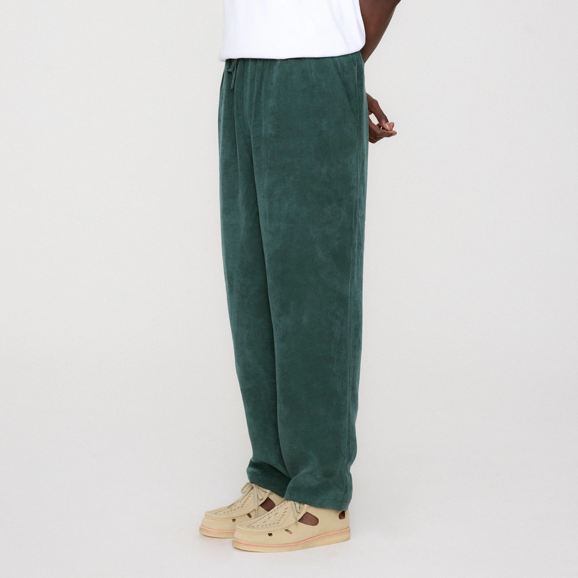 Water resistant coating Casual Essentials Kith Cupro Linen Barrow Pant - Stadium