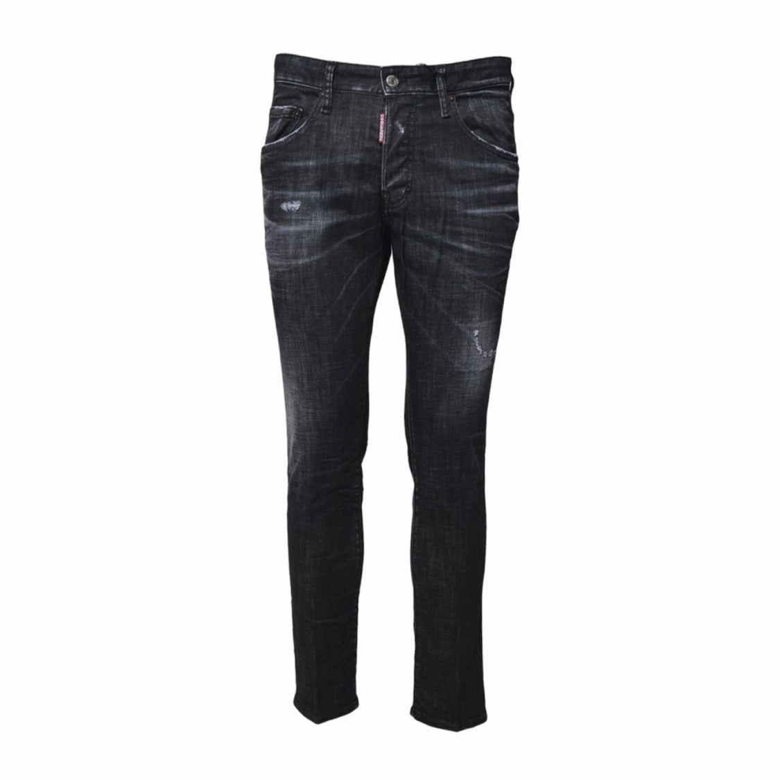 Functional Outfit Casual Option Easy Wash Skater Jeans In Black Denim