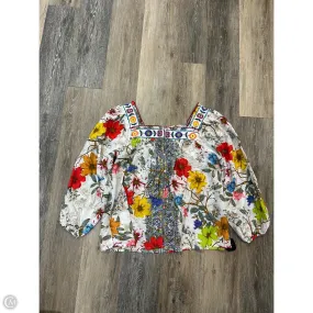 FlexibleMobility Blouse Long Sleeve By Grand And Greene In Multi-colored, Size: S
