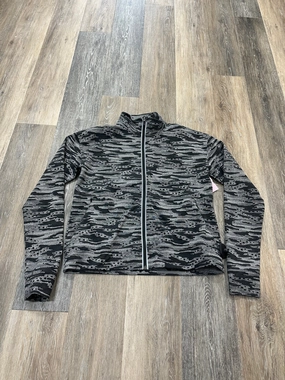 Multi Pocket Configuration Basic Long Sleeve Grey Athletic Jacket Title Nine, Size S