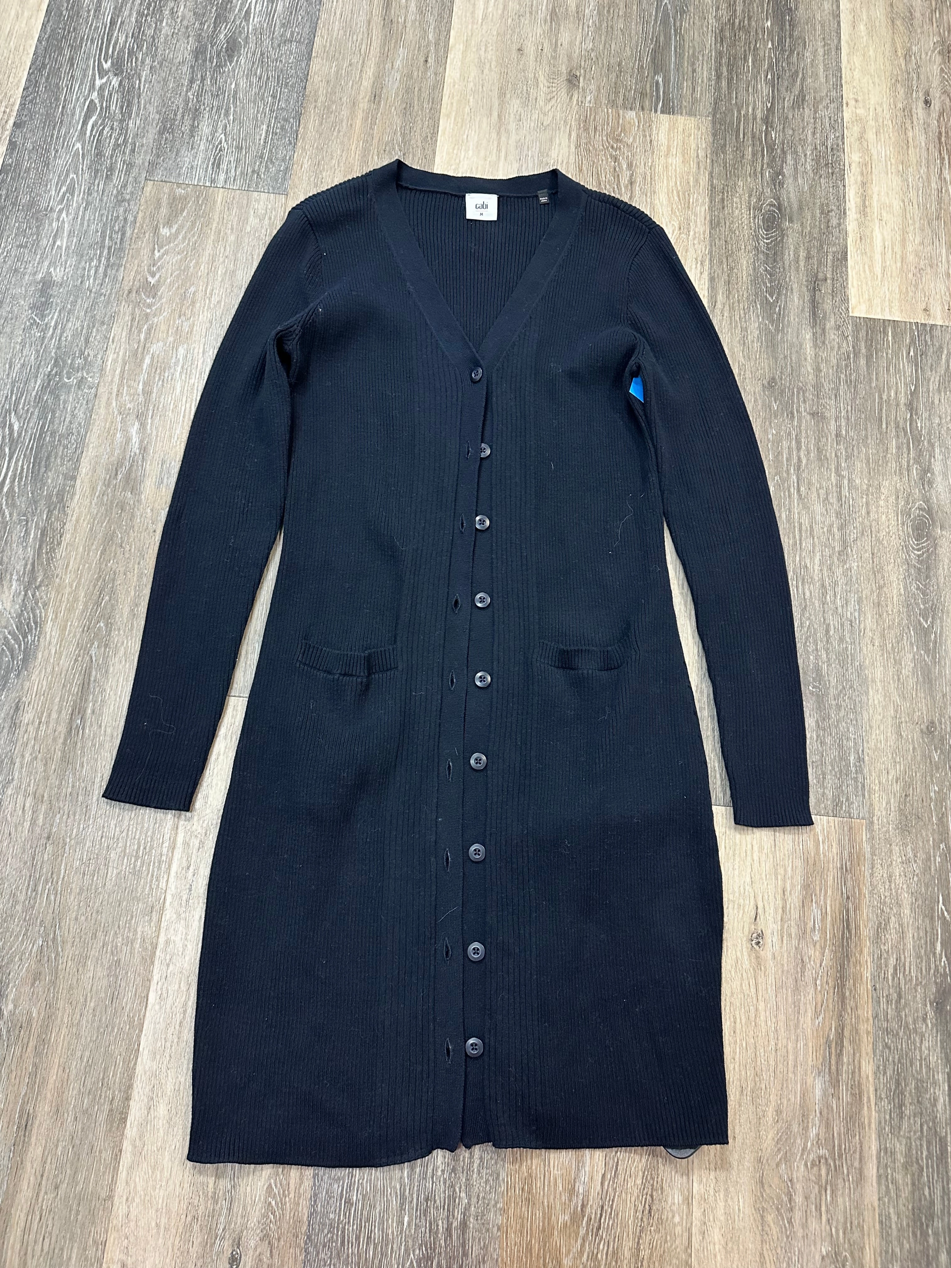 Cool Fabric UV Protection Sweater Cardigan By Cabi In Blue, Size: M