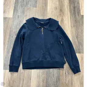Sweatshirt Collar By Ssys The Label In Blue, Size: S Ergonomic Shoulder Cut