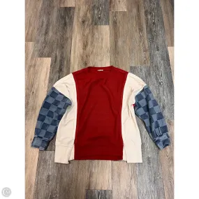 Top Long Sleeve By Bibi In Multi-colored, Size: S TearResistantWeave FadeResistantTechnology
