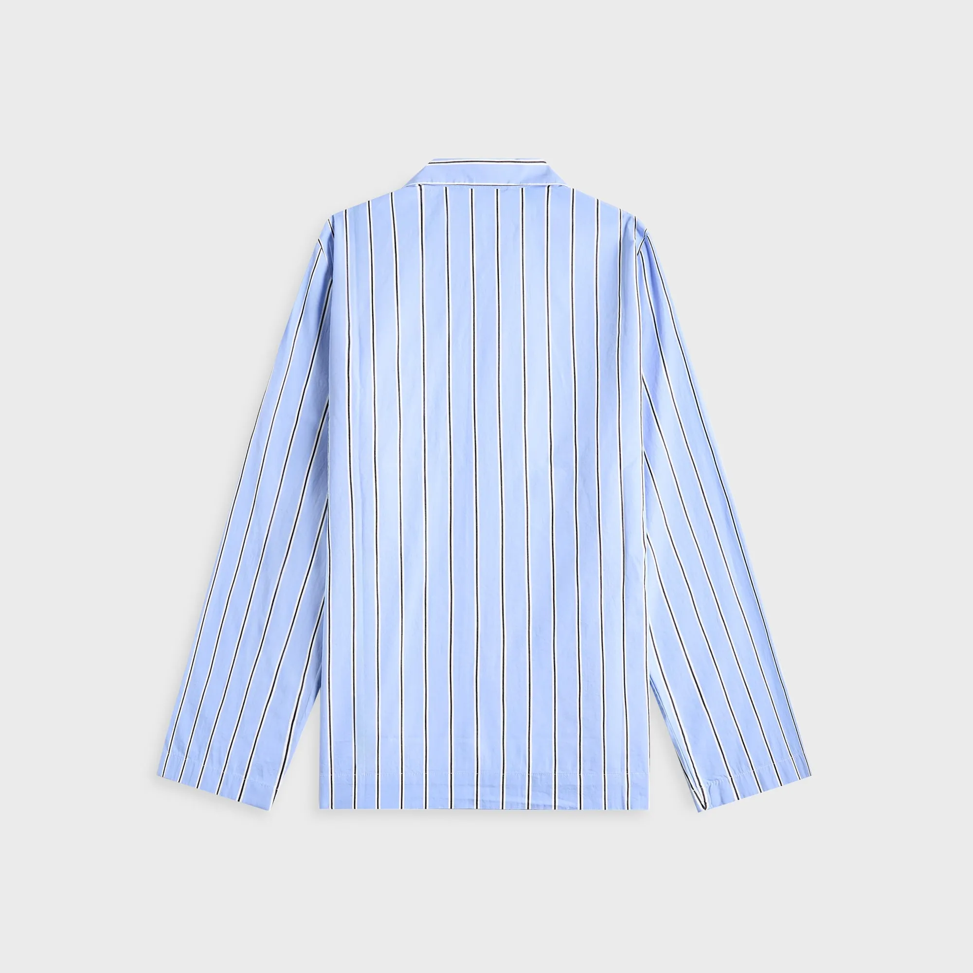 Country Escape Fall Fashion Tekla Cotton Poplin Pyjama Shirt - Bassett Stripes