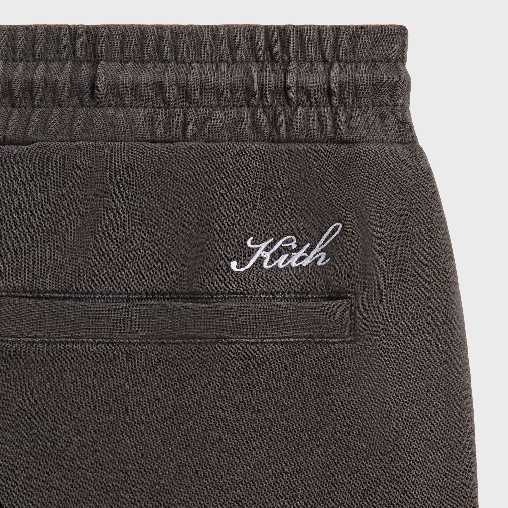 Fade Resistant No Gap Waist Construction Kith Crystal Wash Interlock Bryson Cargo Pant - Somber