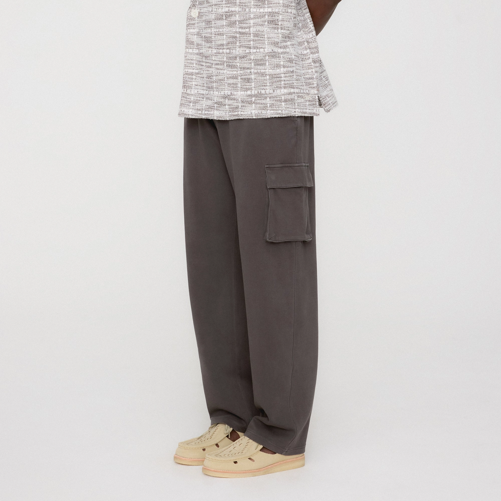 All Season Versatility Kith Crystal Wash Interlock Bryson Cargo Pant - Somber