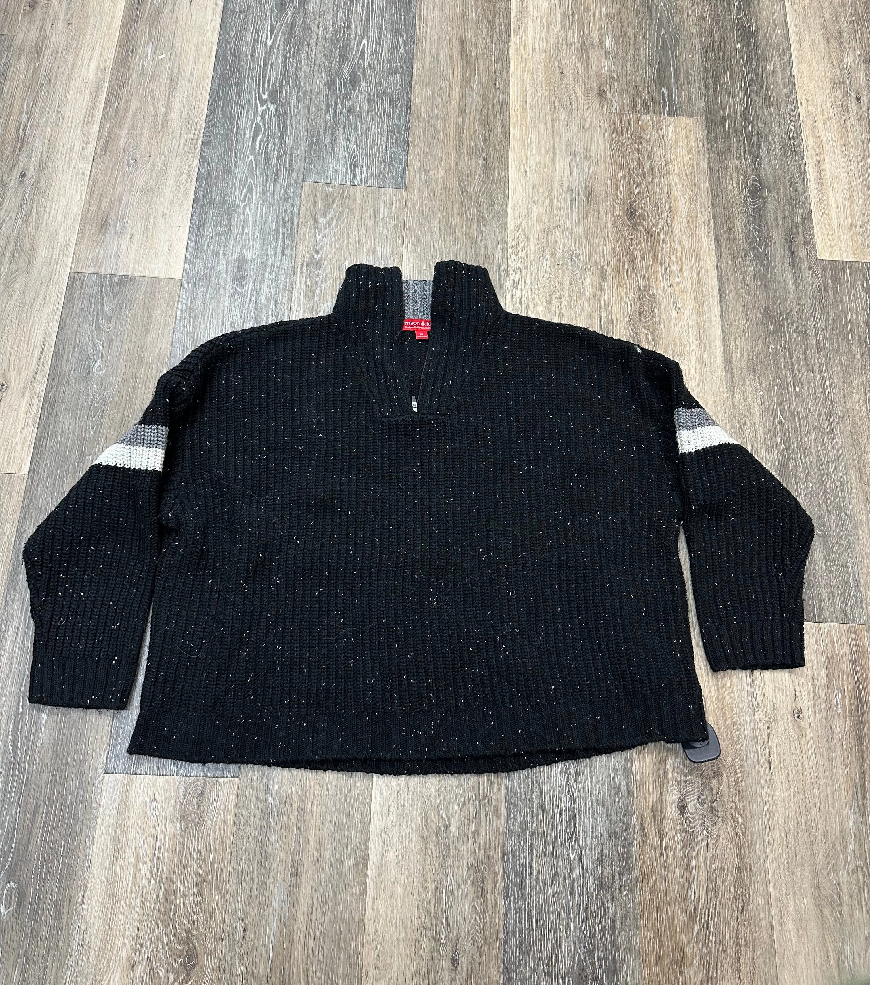 BondedShoulderTaping BreathableFabricTech Sweater By Krimson KK Klover In Black, Size: Xl