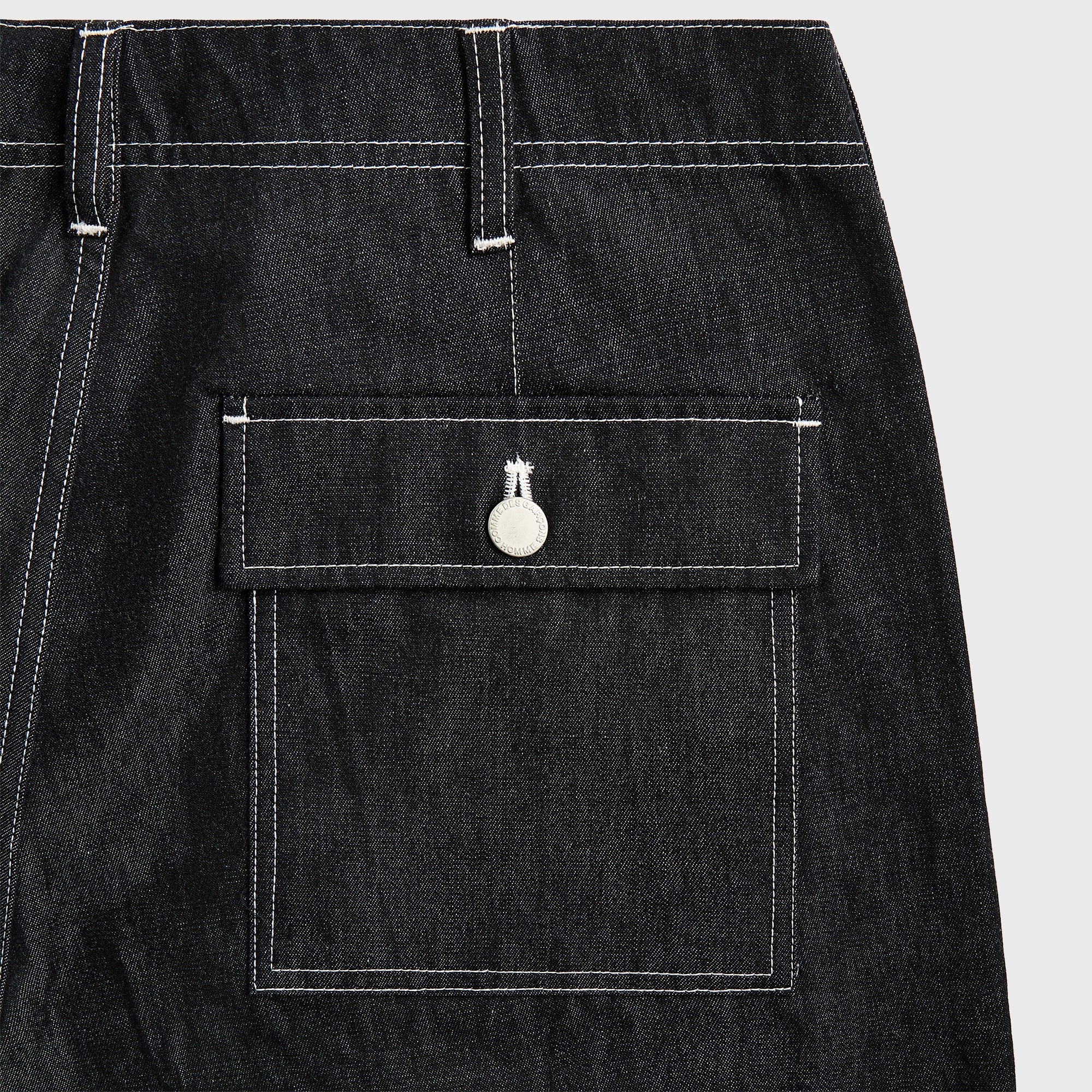 OrganicCottonBlend CDG Homme Pants - Navy / White