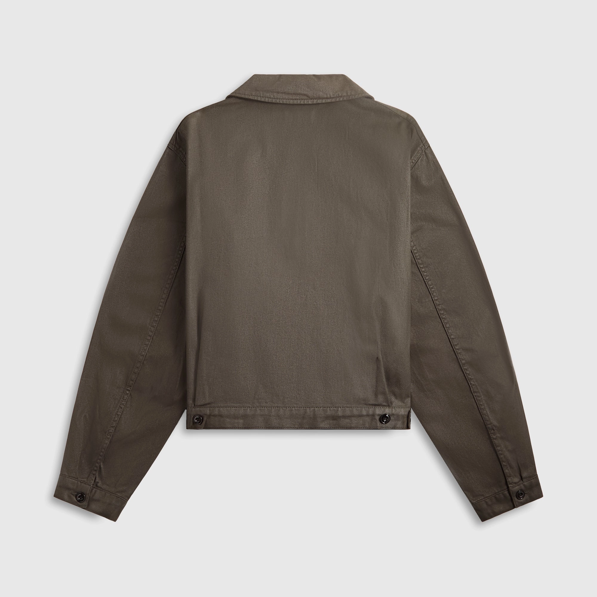 Urban Casual Moisture Wicking Fabric Lemaire Trucker Jacket - Dark Chocolate