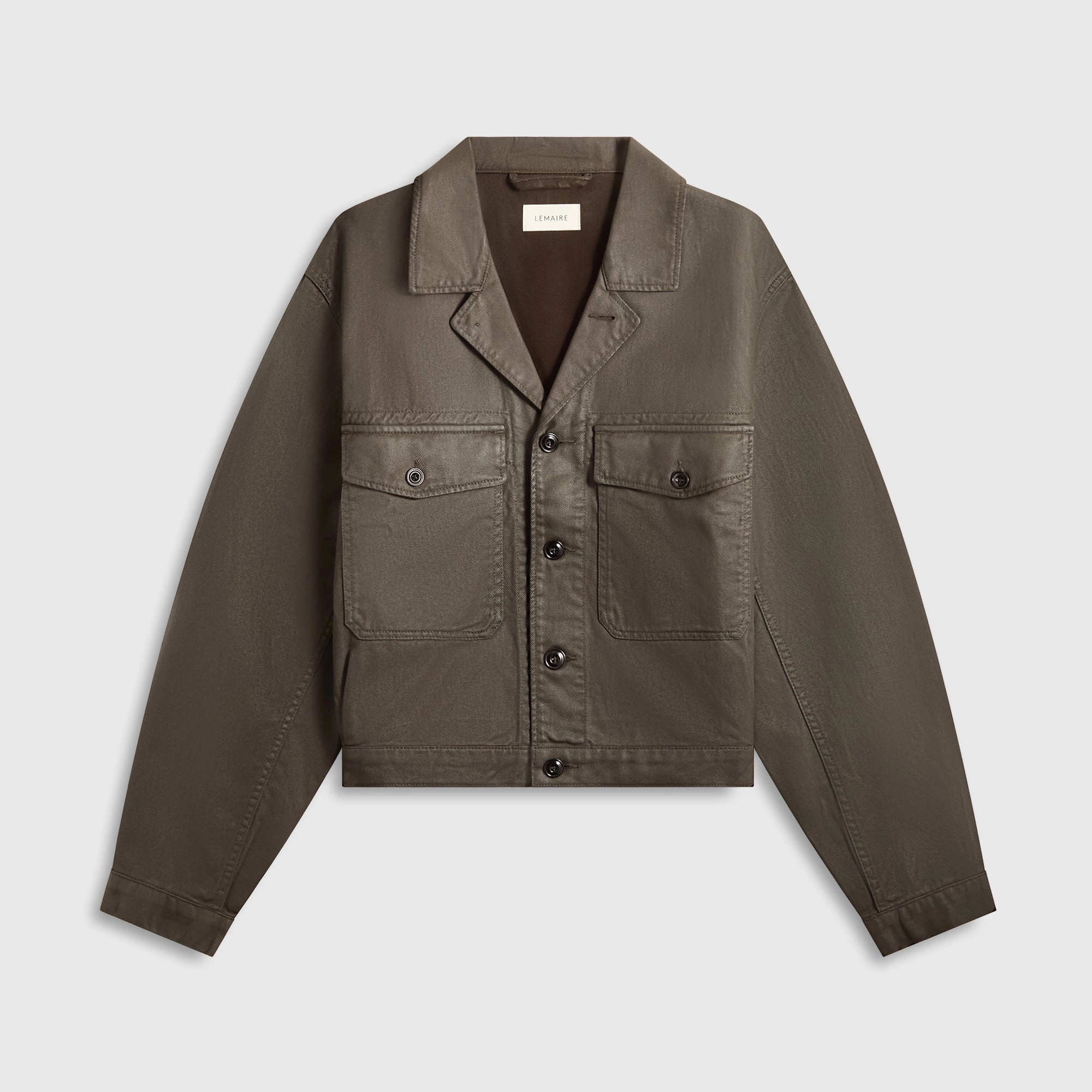 Lemaire Trucker Jacket - Dark Chocolate All Season Fit