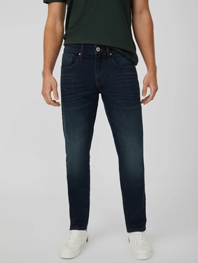 Halsted Tapered Slim Jeans Elegant Vibrant Textured
