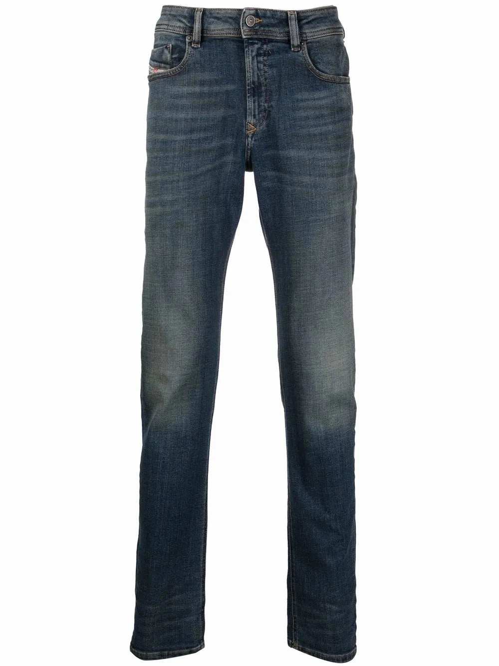 Quick Drying Fabric Classic Five Pocket Diesel Sleenker Blue Skinny Fit Denim Jeans