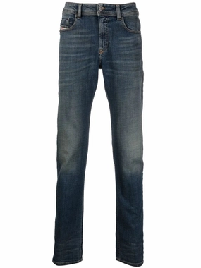 Quick Drying Fabric Classic Five Pocket Diesel Sleenker Blue Skinny Fit Denim Jeans