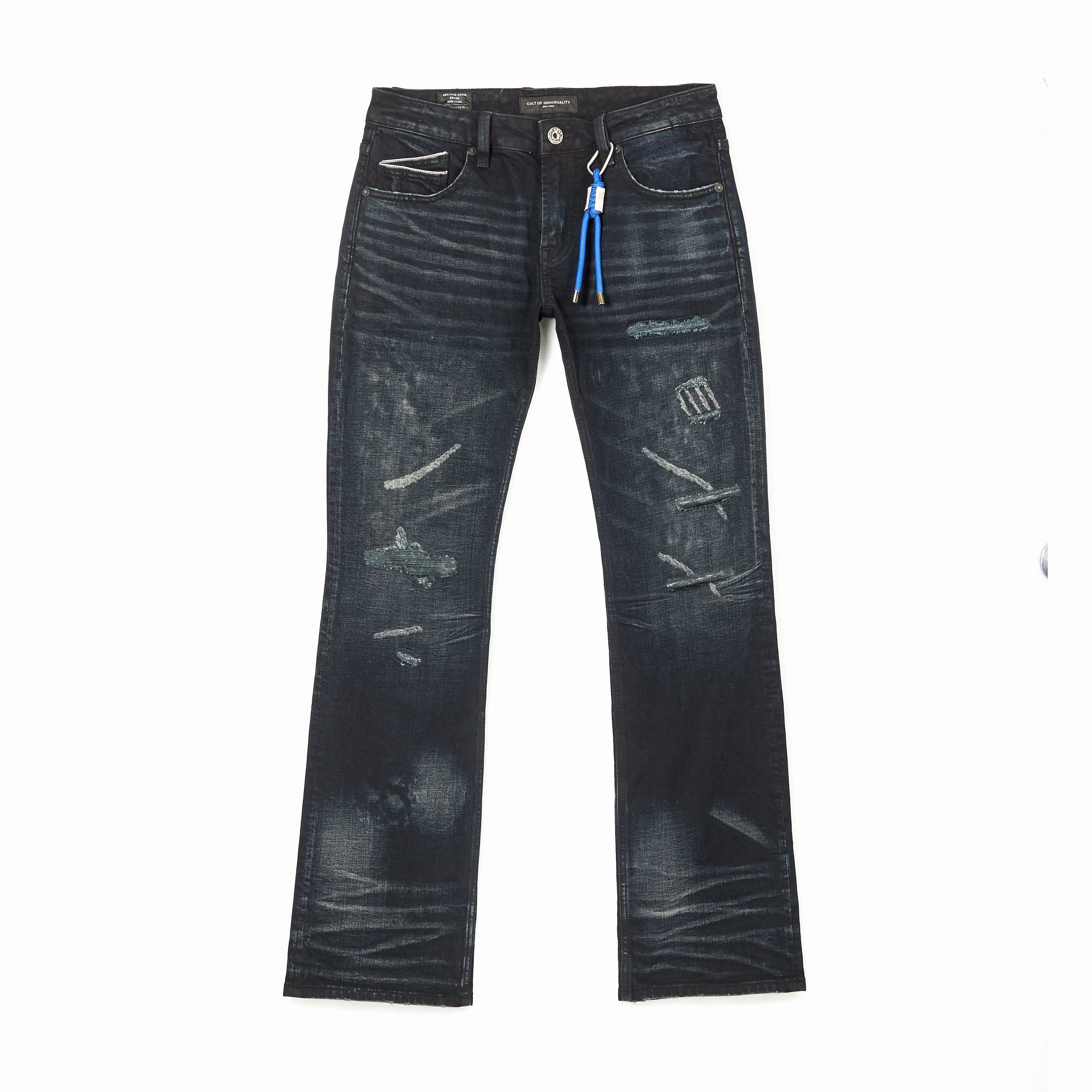 Premium Party Look Cult's Hagen Relaxed Jeans in Sapphire
